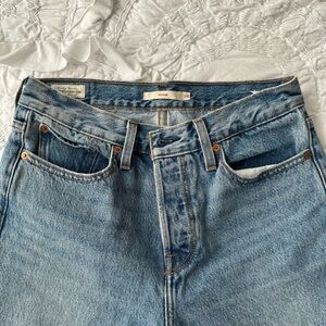 Levi's Light Blue Ankle & Cropped Jeans